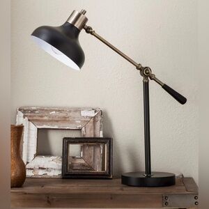ARCADIA COLLECTION - Desk Lamp Adjustable Stand,  Metal Shade